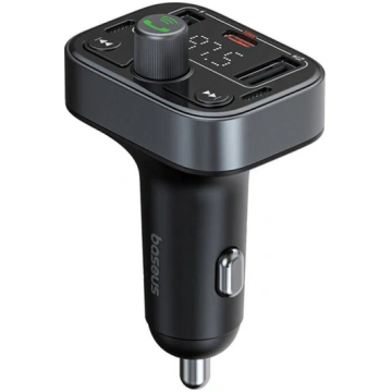 Bluetooth FM Modulator Baseus S-09 Pro, 2 x USB-A 