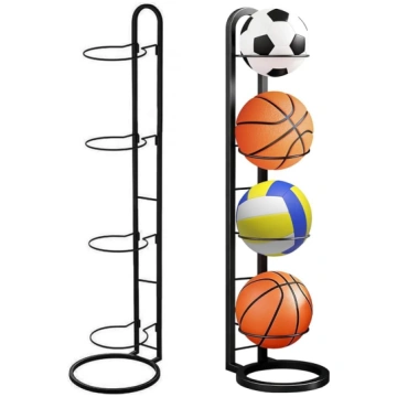 Basketbola glabāšanas plaukts, 4 līmeņu, bumbu sta