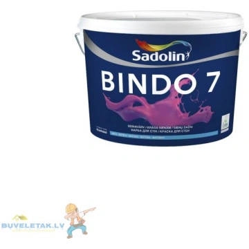 Krāsa Sadolin Bindo sienām BC (Tonējamā krāsa) 10l