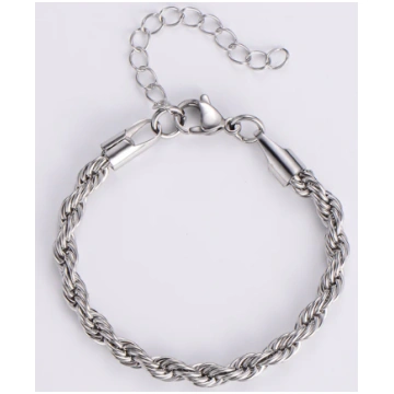 "ETERNAL BRAID" BRACELET - Silver