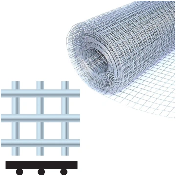 Siets, Metināts, Cinkots, Metāla 1x25m, 13x13mm, Ø