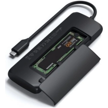 Satechi USB-C Hybrid Multiport Adapter with SSD En