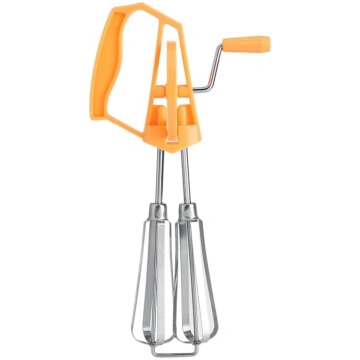 Hand Mixer Whisk, Stainless Steel Rotary Hand Whip