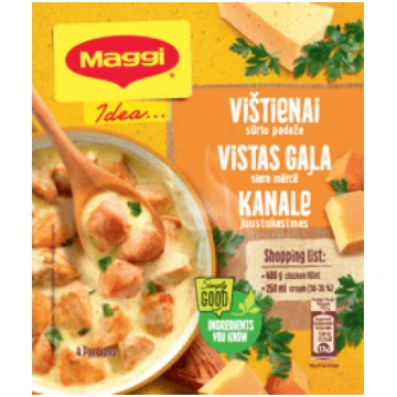 Maisījums vistas gaļai siera mērcē MAGGI Idea 32g