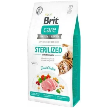 Sausā barība sterilizētiem kaķiem Brit Care Cat St