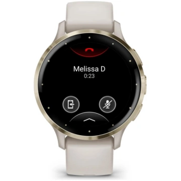 Garmin VENU 3S, Ivory, Gold (010-02785-04) 010-027
