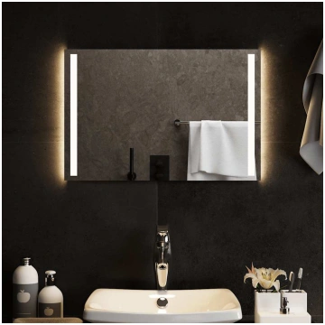 Vannasistabas spogulis ar led, 60x40 cm