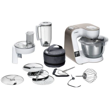 BOSCH MUM5XW20 food processor with scale, white/ch