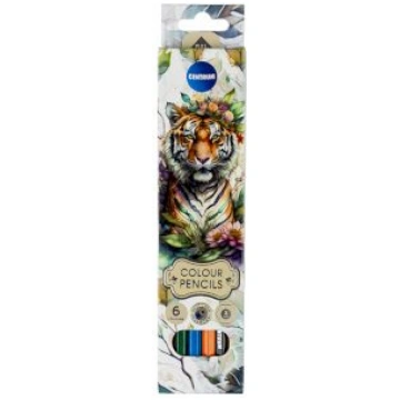 Zīmuļi 6kr. TIGER garie, sešstūraini 80480 4030969