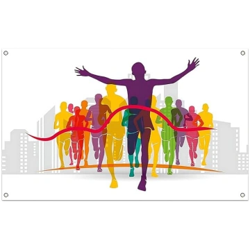 180 × 110 cm maratona baneris – dāvanas maratona s