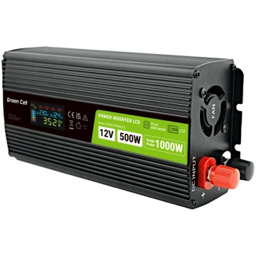 Tīrā sīnusa strāvas pārveidotājs 12V - 220V 500w /