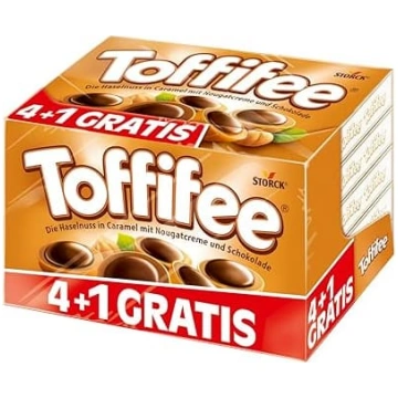 Toffifee 4+1 Extra – 1 x 625 g – lazdu rieksti kar