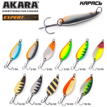 Māneklis AKARA «Karūsa» Expert šūpojošs 65 mm 18 g