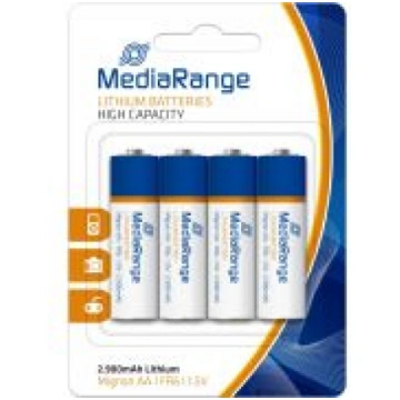 BATTERY LITHIUM MIGNON AA 1.5V/4PCS MRBAT154 MEDIA
