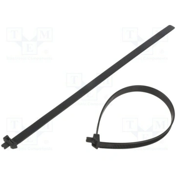 Cable tie; black; polyamide | RT250-PA12-BK | 131-