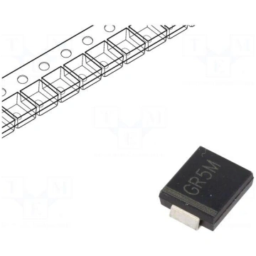 Diode: rectifying | SMD | 1000V | 5A | 500ns | Pac