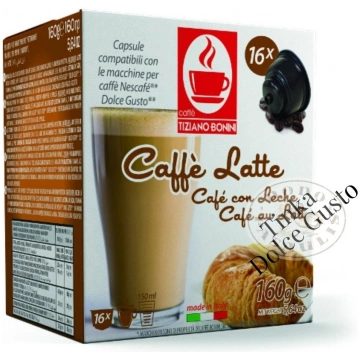 Caffè Latte – Kafija ar pienu, Kafijas kapsulas – 