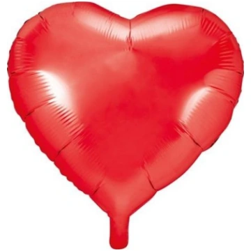 Party Deco Balon foliowy serce czerwony 45cm uniwe