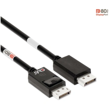 Club3D Displeja ports kabelis CAC-1091, 1.2m, 80Gb