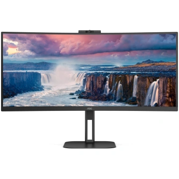 Monitors AOC CU34V5CW/BK WebCam, VA, 100 Hz, WQHD,