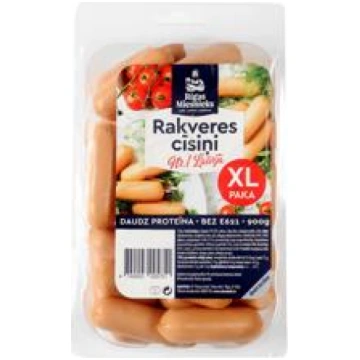Cīsiņi Rakveres XL RĪGAS MIESNIEKS 900g - 1