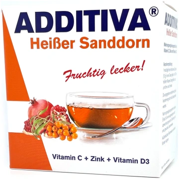 ADDITIVA® Karstais smiltsērkšķis C vitamīns + Cink