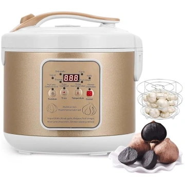 Moongiantgo 6 L melns ķiploku fermentators, automā