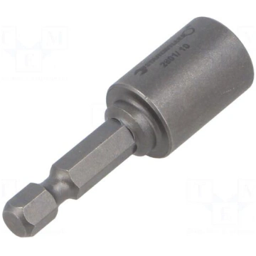 Screwdriver bit | 6-angles socket | 1/4" | HEX 10m