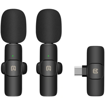 Puluz Wireless microphone PU3151B, lavalier, Type-