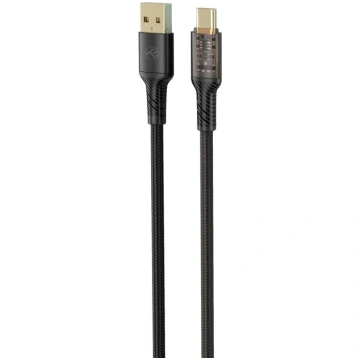 Tellur Data Cable USB to Type-C 3A 100cm Black | T