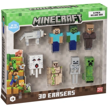 MINECRAFT 3D DZĒŠGUMIJAS - 8 DEKLARĀCIJAS KASTĪTE 