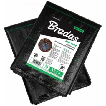 Pretnezāļu agrotekstils Bradas, melna krās., 5 m x