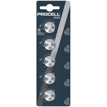 CR2025 baterijas 3V Duracell Procell litija 2025 b