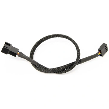 Watercool 4-Pin PWM Verlangerung schwarz - 30cm 60