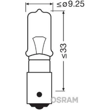 OSRAM 64138 - H21W AUTOLAMPA 21W 24V 64138 BAY9s
