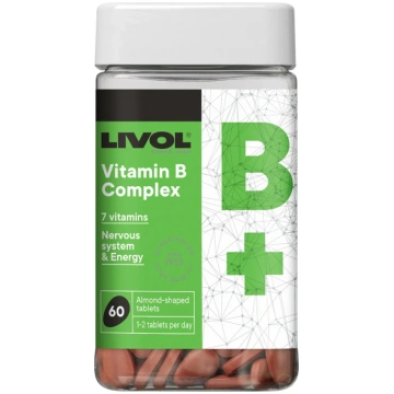 LIVOL Vitamin B Complex tabletes, 60 gb
