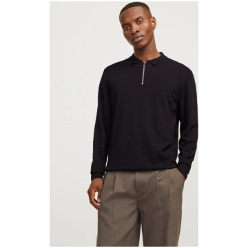 Vienkrāsains Adīts polo JACK&JONES ESSENTIALS