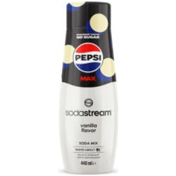 SodaStream sīrups Pepsi Max Vanilla, 440 ml 192422