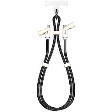 Sbox LANYARD BLACK Type-C -Type-C 1.5m Black T-MLX