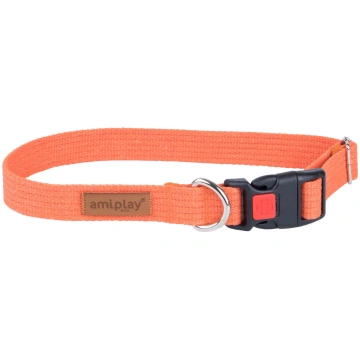 Kaklasiksna suņiem Amiplay Cotton with Lock, oranž