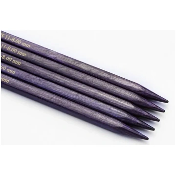 Jadore koka Kubiskās Zeķu adatas 15cm /KnitPro - 2