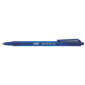 Lodīšu pildspalva BIC Round Stic Clic ar klipšu, i