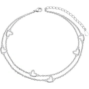 Flyow Anklets sievietēm S925 Sterling Silver Regul