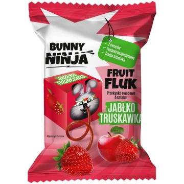 BUNNY NINJA košļājamā konfekte/striķītis ar ābolu 