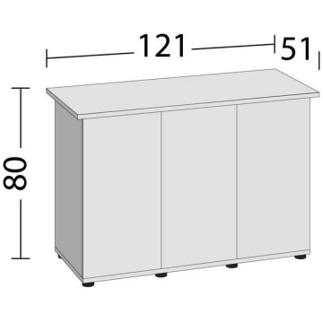 Cabinet Rio SBX 300/350 dark wood