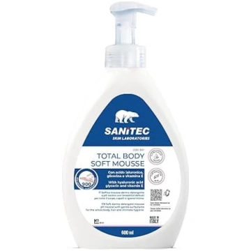 Sanitec Total Body Soft Mousse: Neitrāla attīroša