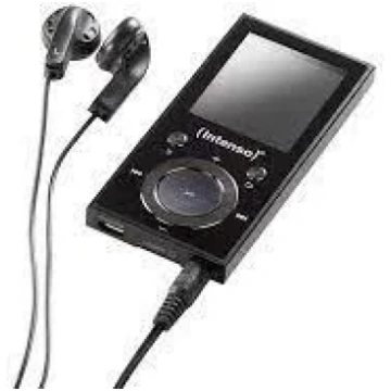 MP3 PLAYER 16GB BLACK/3717470 INTENSO