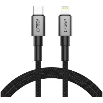 Kabel USB Tech-Protect USB-C - Lightning 1 m Szary