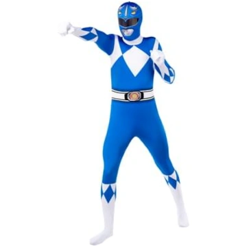 Zils Power Ranger kostīms, otrā āda, lielā izmēra