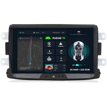 8 collu IPS Android 14 Auto radio Renault Dacia Du